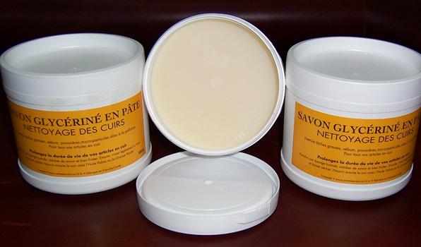 Savon glycériné en pâte Nettoyage des Cuirs 25ml - 