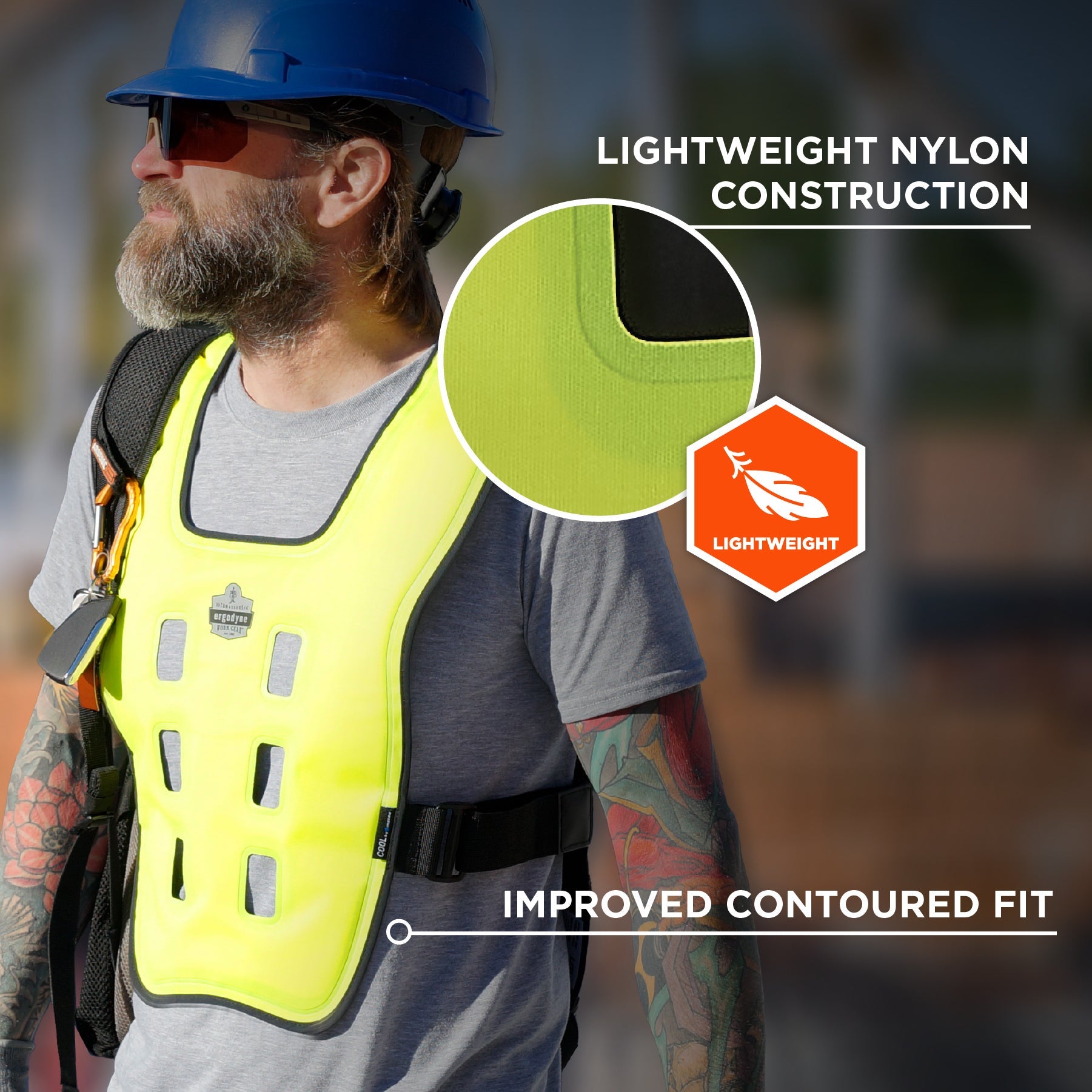 Gilet rafraichissant évaporation sèche Chill-Its 6684 ERGODYNE - 