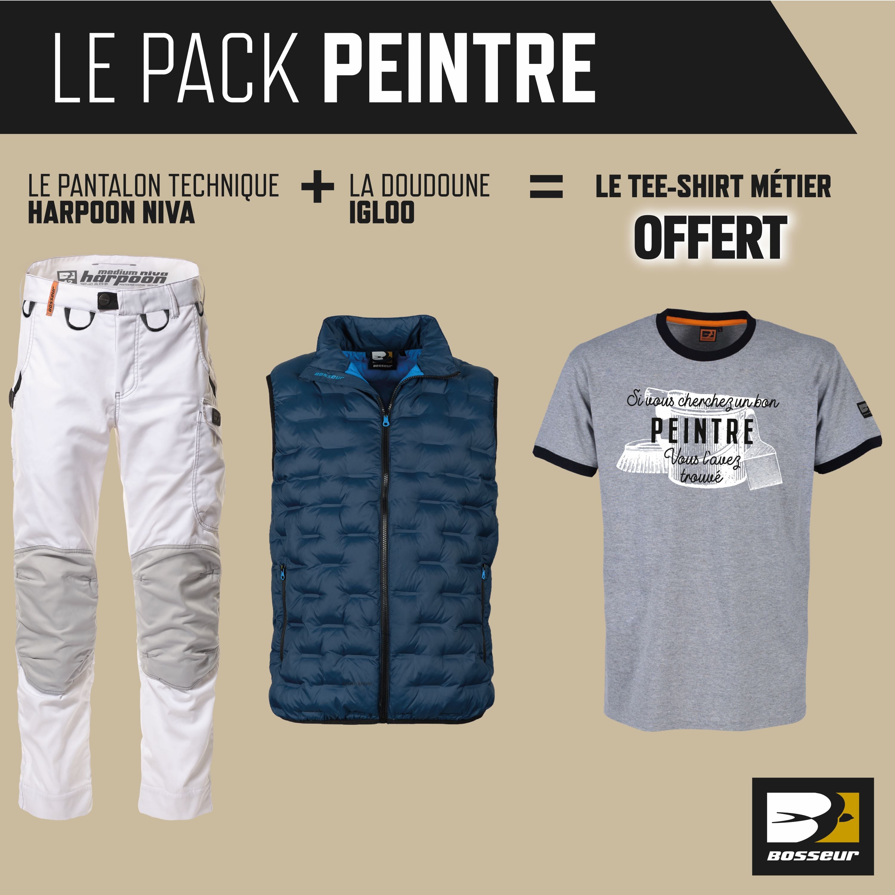 Le Pack Peintre Bosseur