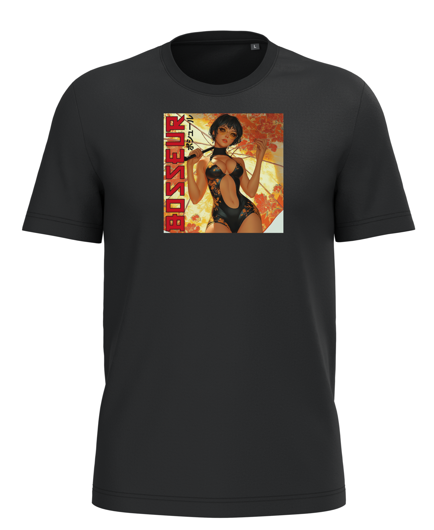 Tee-shirt BOSSEUR x LSP Pinup Manga Umbrella - 