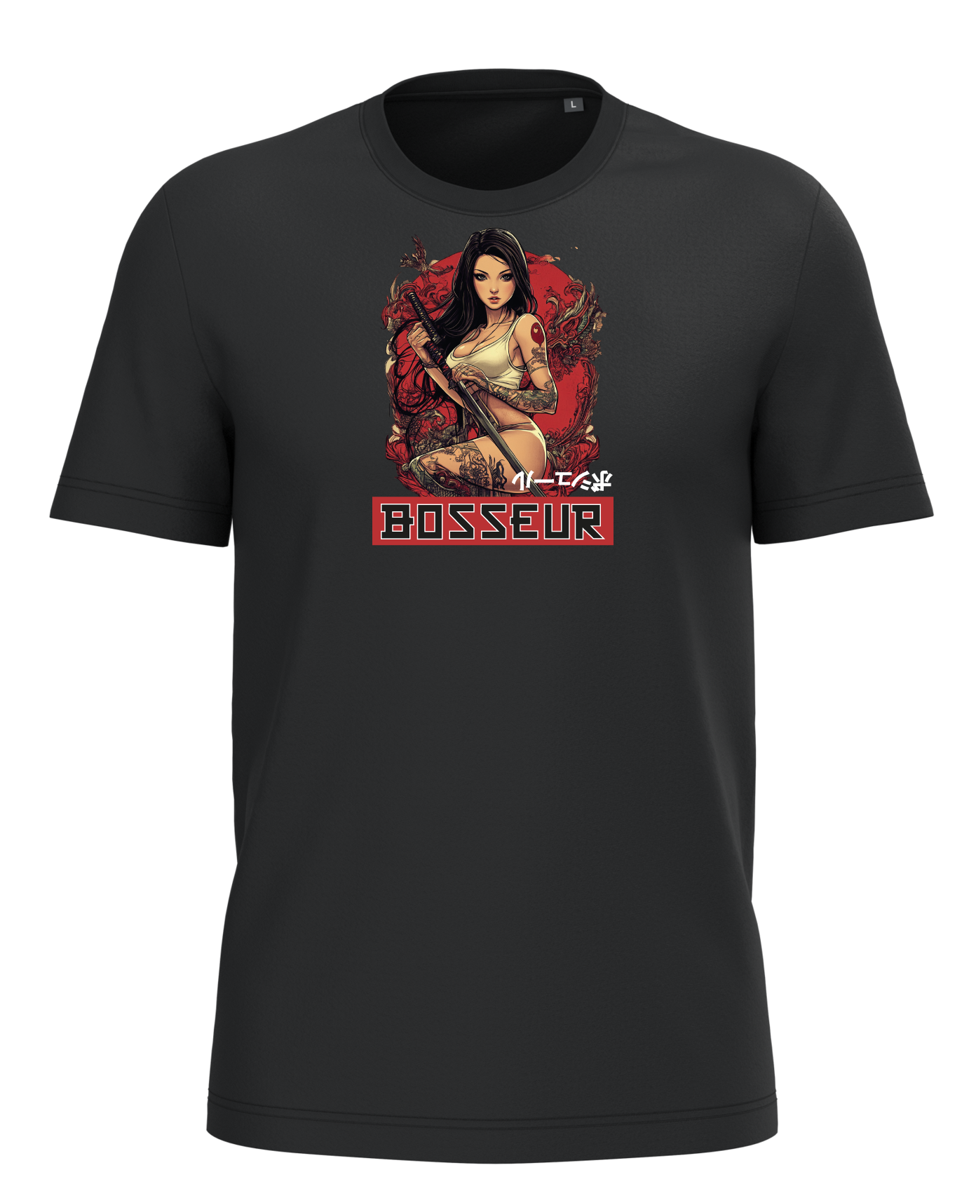 Tee-shirt BOSSEUR x LSP Pinup Manga Warrior - 
